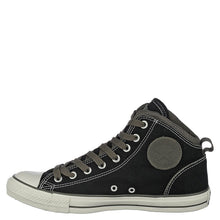 Mens Chuck Taylor All Star Static HI BLACK/CHARCOAL