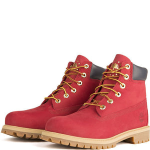 Junior 6-inch Premium Waterproof Boot Red