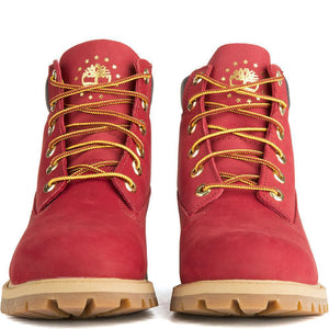 Junior 6-inch Premium Waterproof Boot Red