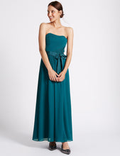 Detachable Straps Pleated Maxi Dress