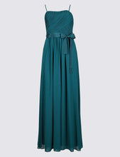 Detachable Straps Pleated Maxi Dress