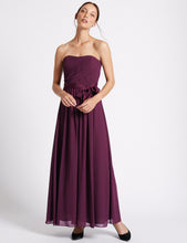 Detachable Straps Pleated Maxi Dress