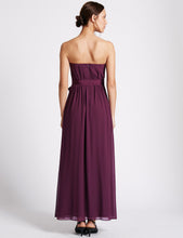 Detachable Straps Pleated Maxi Dress