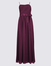 Detachable Straps Pleated Maxi Dress